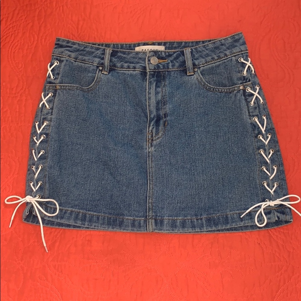 PacSun denim skirt